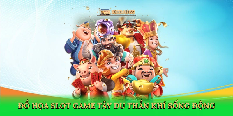 Đồ họa slot game Tây du thần khí sống động