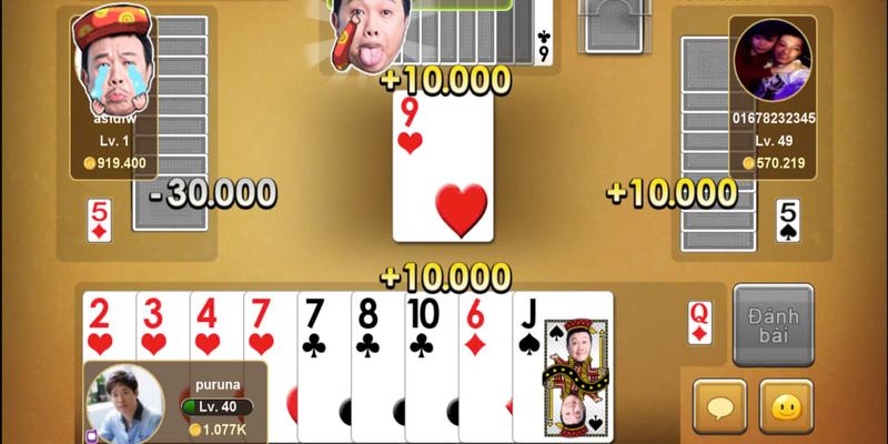 Trò chơi bài phỏm online FB88 tỷ lệ ăn cao